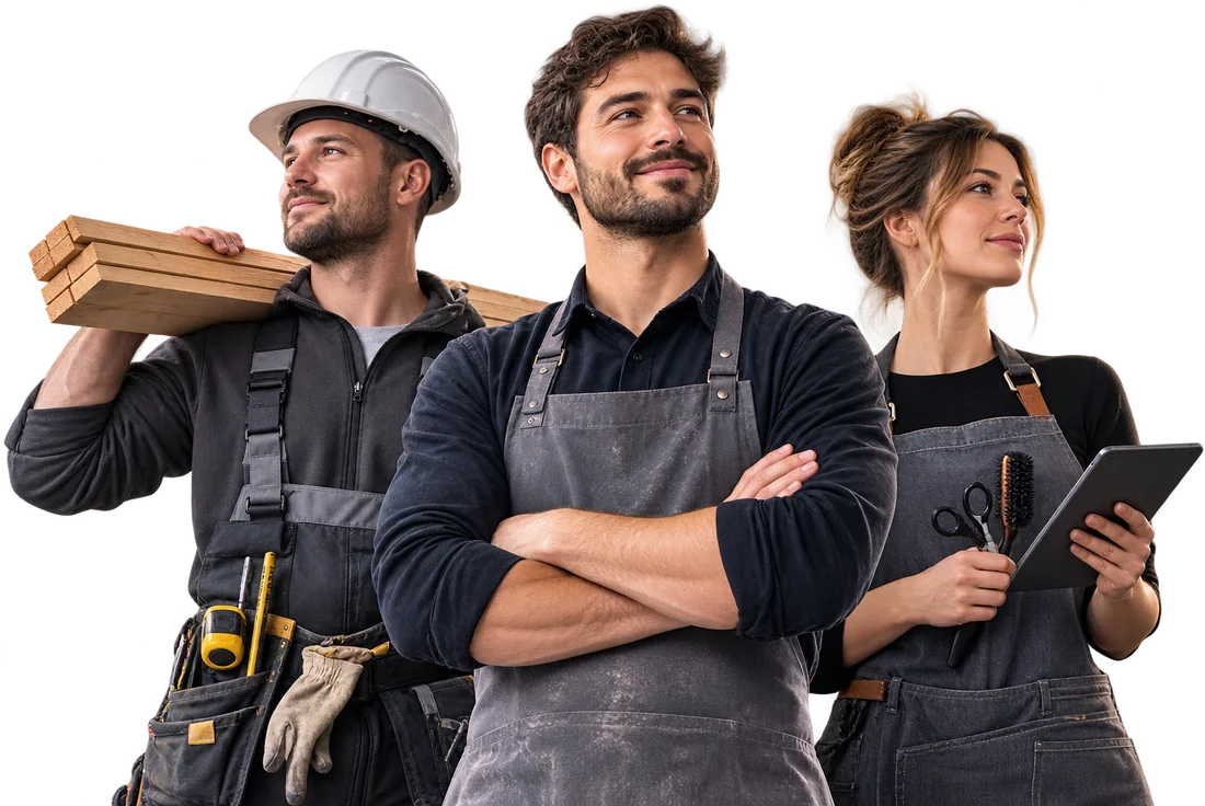 Des commerçants et artisans de proximité (restaurateur, fleuriste, garagiste…), les clients types de Synflow.